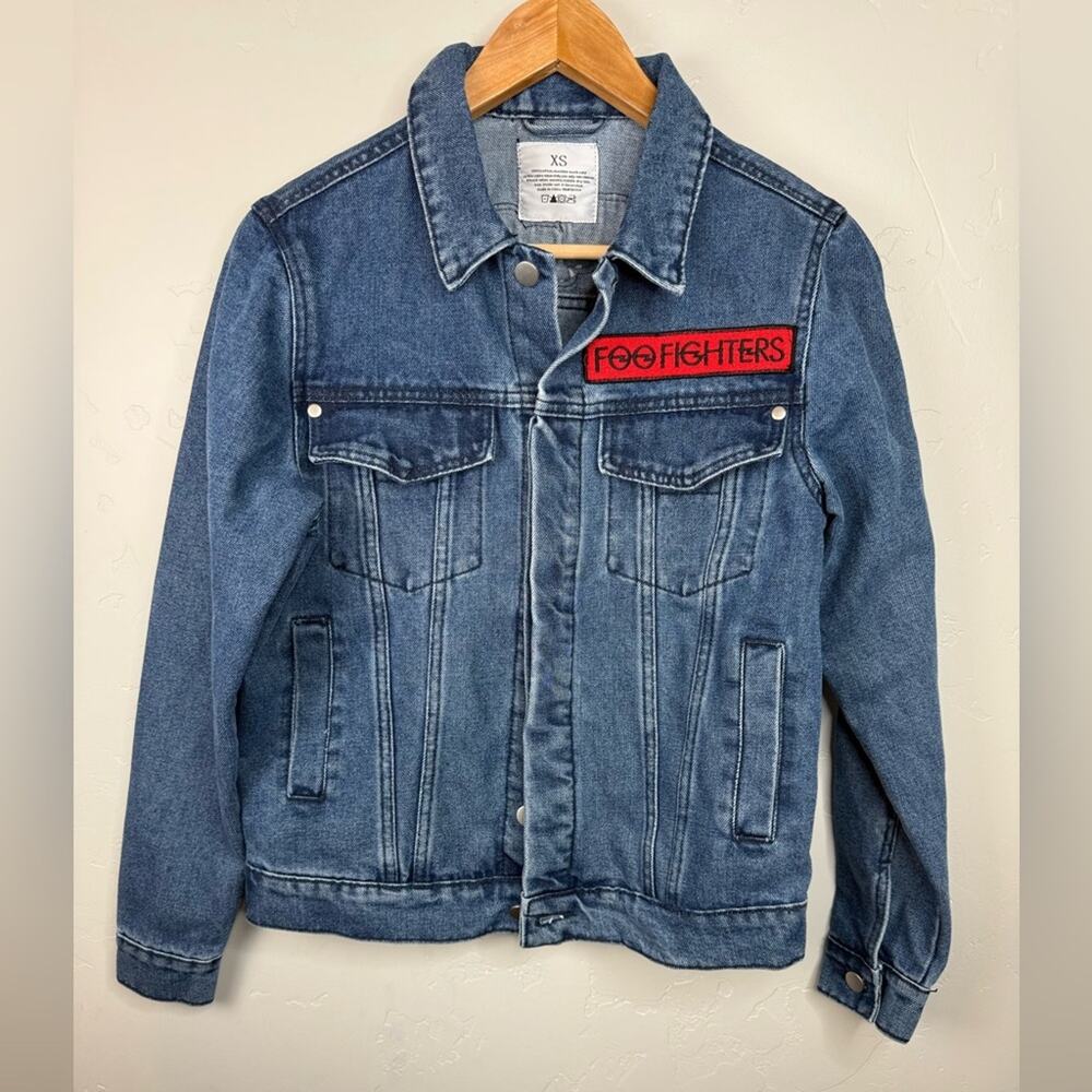 Official Foo Fighters Patch Denim Jacket Jean Jac… - image 2